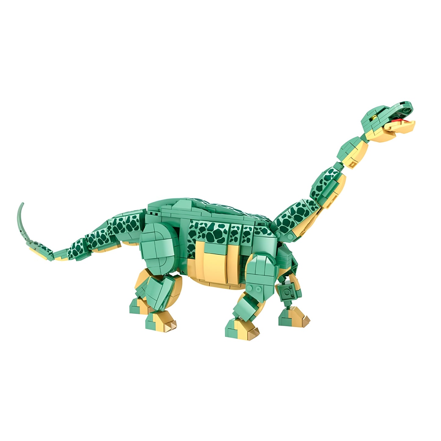 Dino Brontosaurus Building Block Set – 589-Piece Dinosaur Construction Toy (Kids 6+)