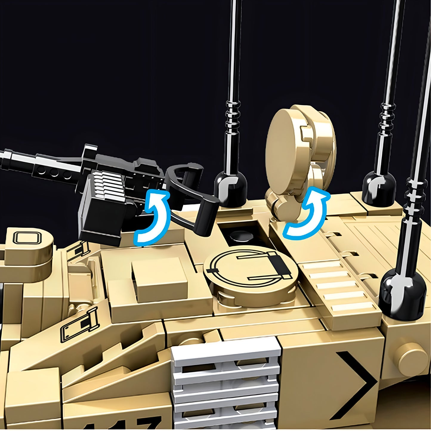 Challenger Main Battle Tank Building Set (461-Pieces)
