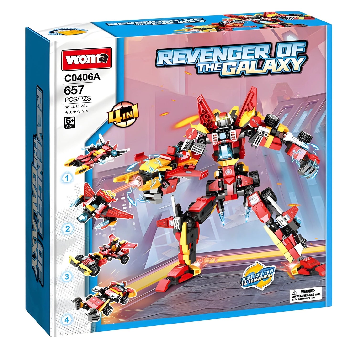 Transforming Robot – 657 PCS STEM Building Set for Kids - STEM Building Toy by LULEGO