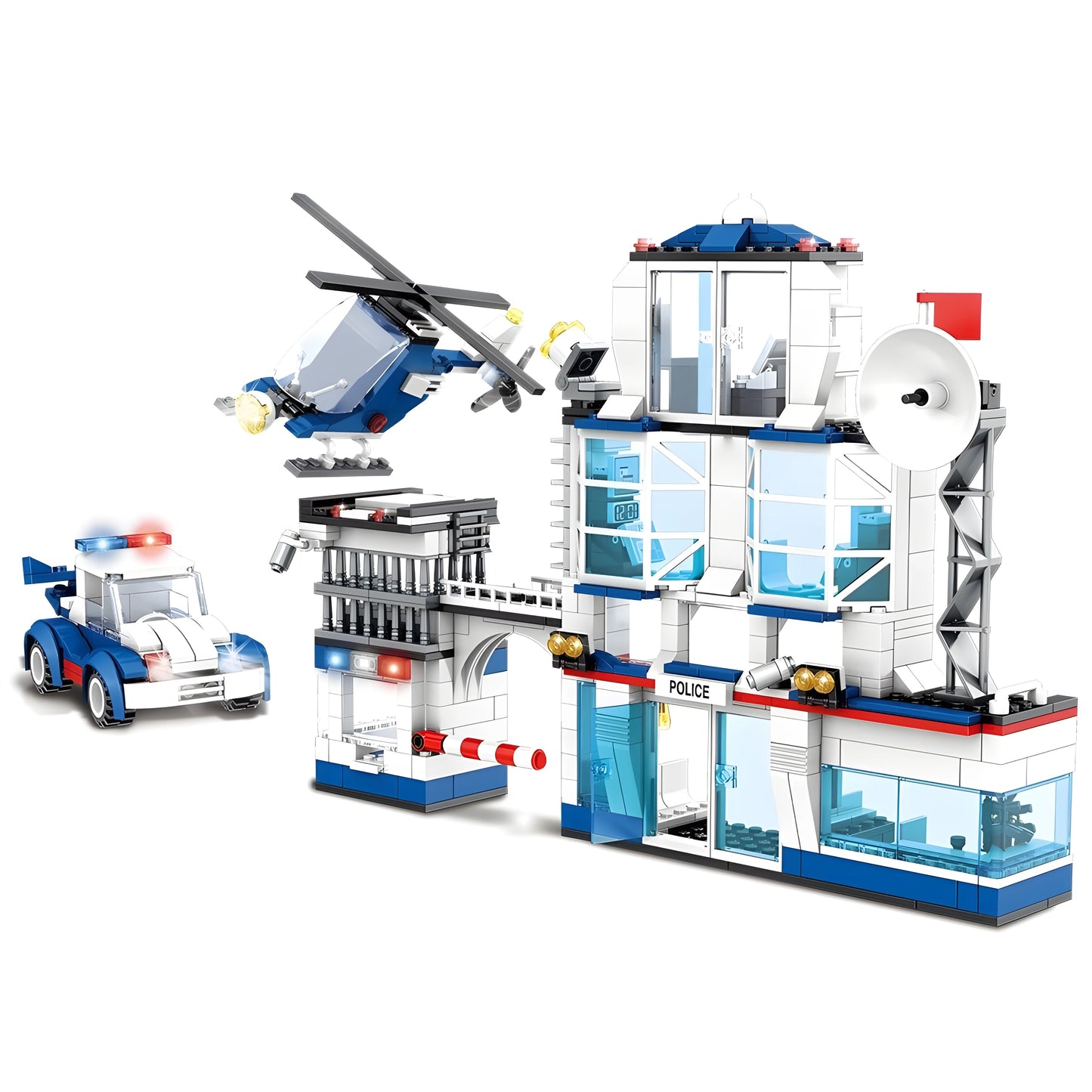 SWAT City Police Station Building Block Toy Set – 563 Pieces | Action-Packed Play (Kids 6+)