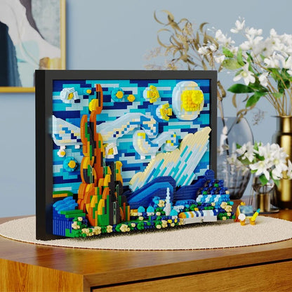 3D Oil Painting DIY Frame Set – 1731 PCS for Adults & Teens - STEM Building Toy by LULEGO