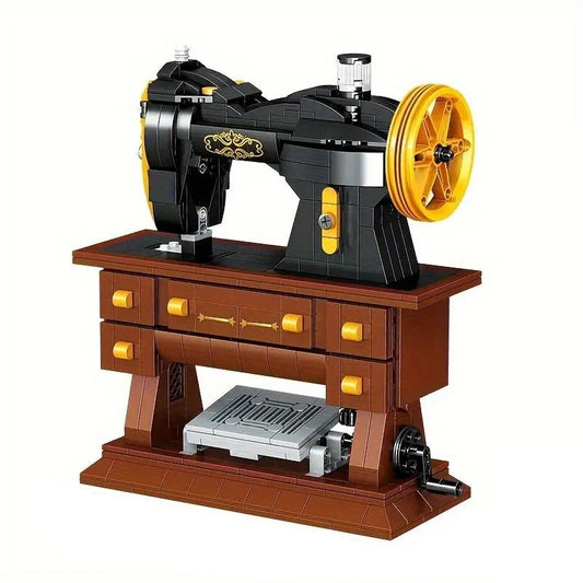 Retro Sewing Machine – 633 PCS DIY STEM Model for All Ages - STEM Building Toy by LULEGO