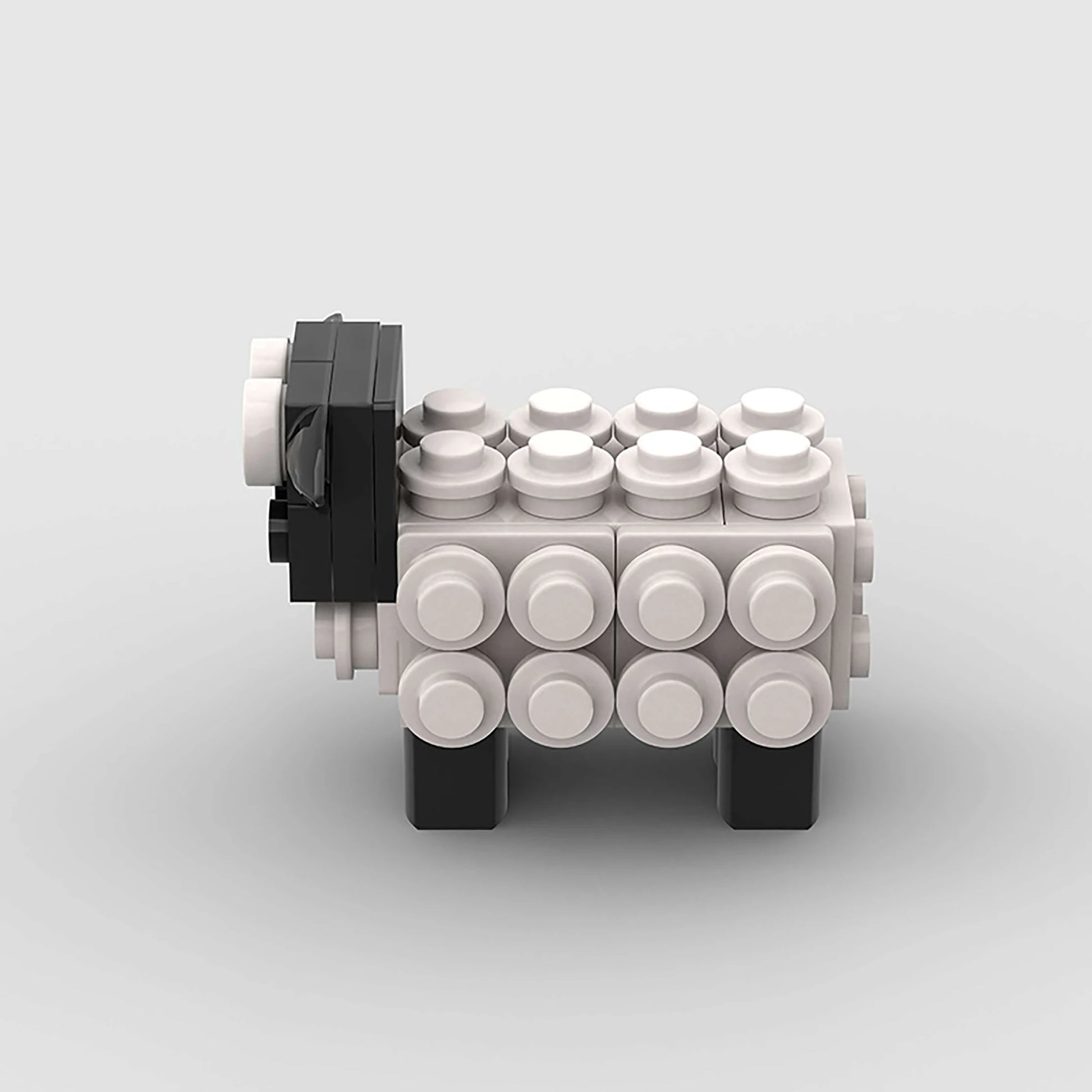 Mini Sheep Cartoon Toy – 52 PCS Animal Brick Set for Kids 6+ - STEM Building Toy by LULEGO